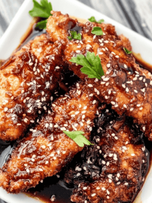 Copycat Jack Daniel&rsquo;s Chicken Strips (Air Fryer Recipe)