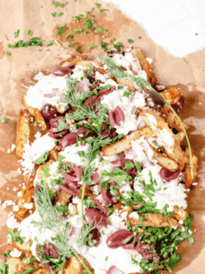 Easy Air Fryer Greek Fries