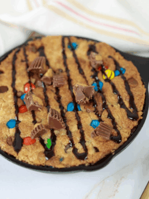 Easy Air Fryer Peanut Butter Pizzokie