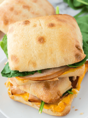 Easy Air Fryer Turkey And Cheese Sandwich Recipe