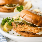 Recreate the delicious Popeyes Fish Sandwich at home with this easy copycat recipe. Crispy fish, a soft bun, and tangy sauce make this sandwich a perfect meal for any occasion.