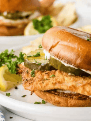 Recreate the delicious Popeyes Fish Sandwich at home with this easy copycat recipe. Crispy fish, a soft bun, and tangy sauce make this sandwich a perfect meal for any occasion.