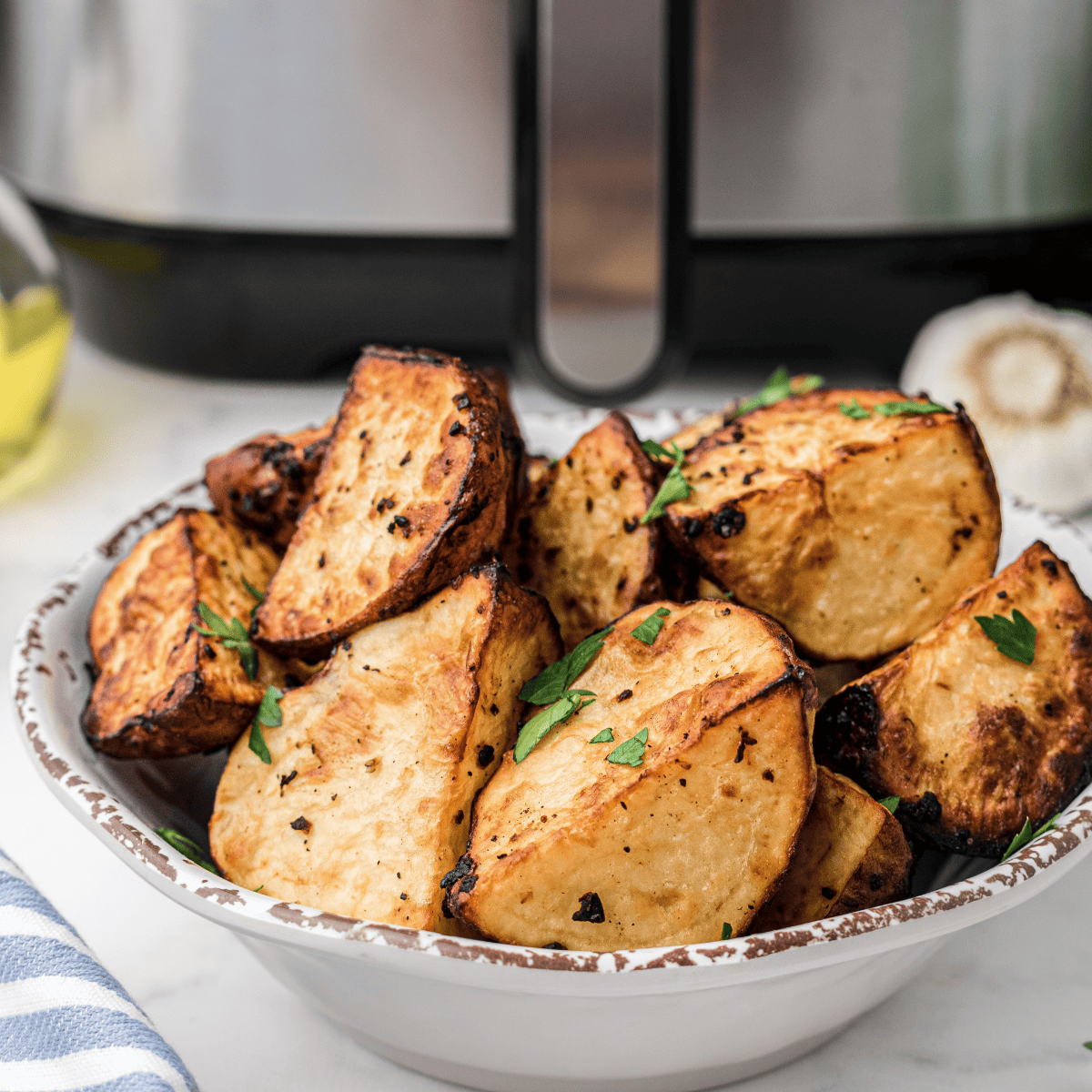 Instant Pot Air Fryer Potatoes Fork To Spoon