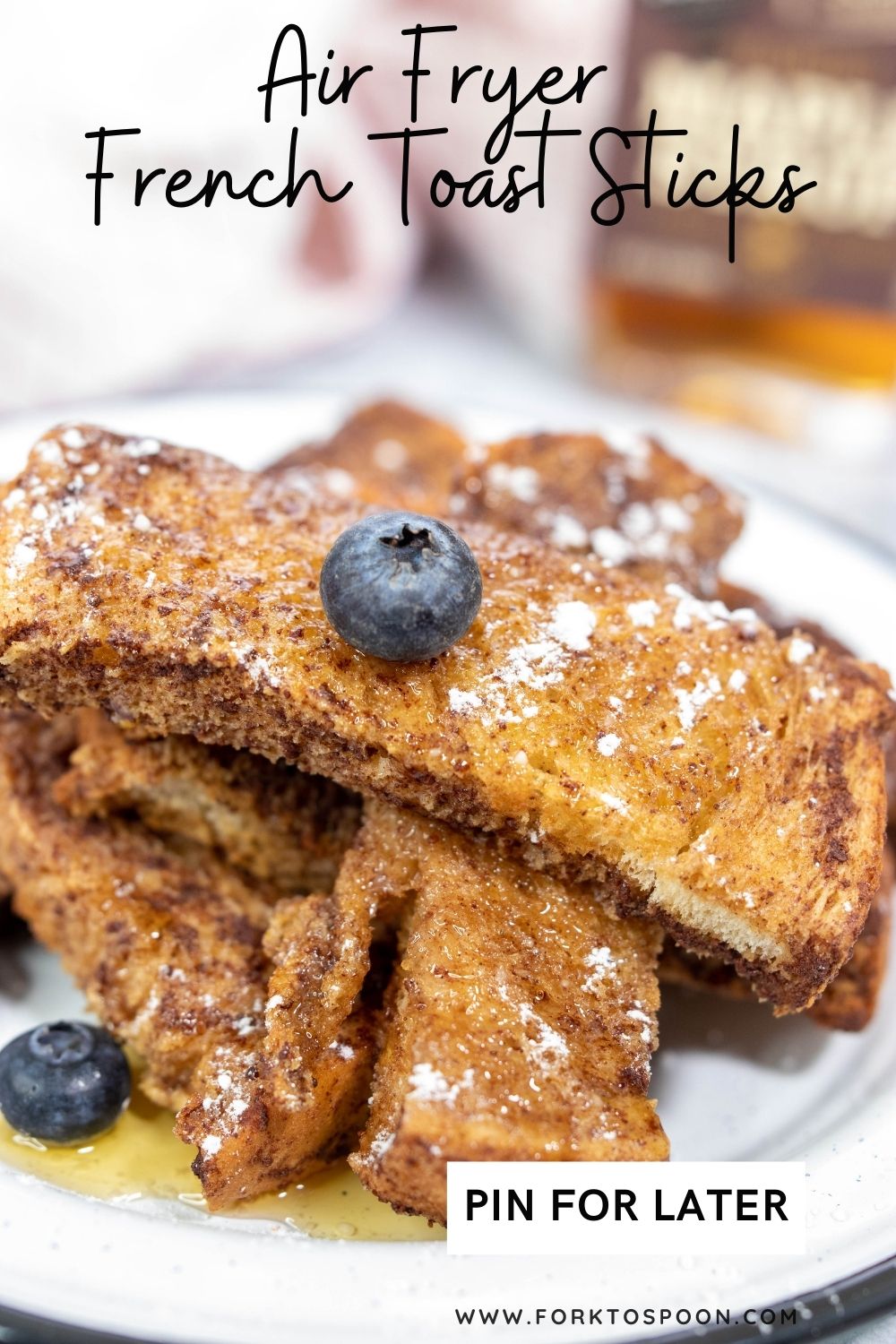 Air Fryer Cinnamon French Toast Sticks