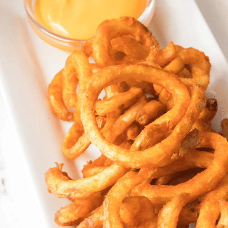 Air Fryer Arby's Curly Fries Fork To Spoon