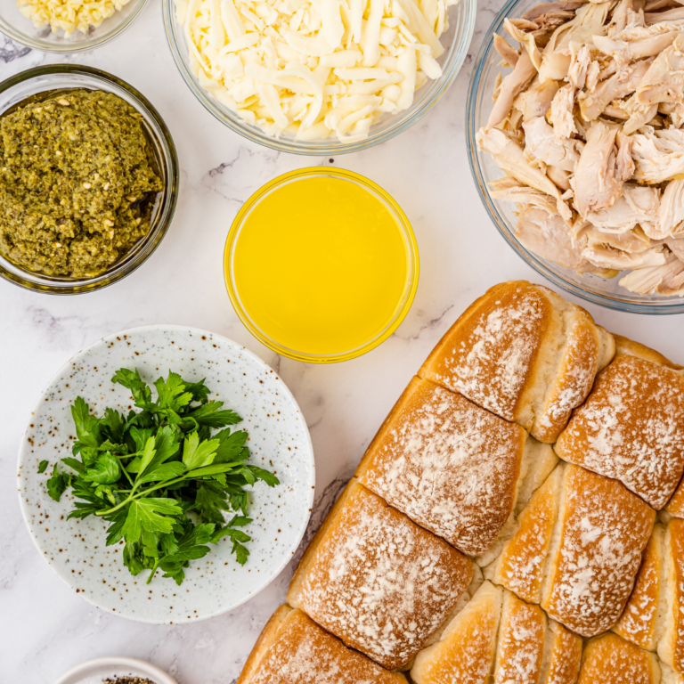 Air Fryer Chicken Pesto Sliders Fork To Spoon