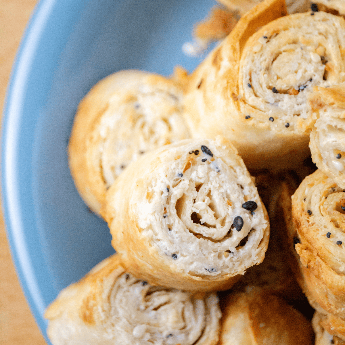 Air Fryer Everything Bagel Roll-Ups - Fork To Spoon