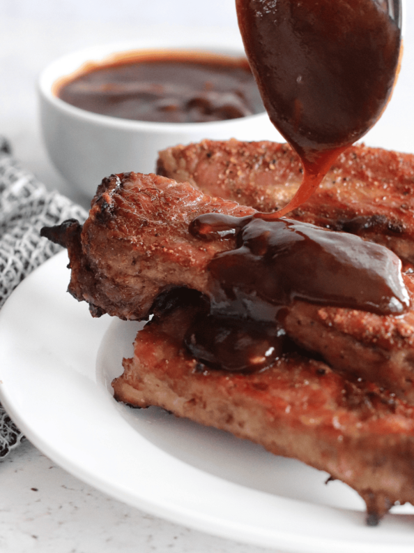 Air Fryer St. Louis Style Spare Ribs Fork To Spoon