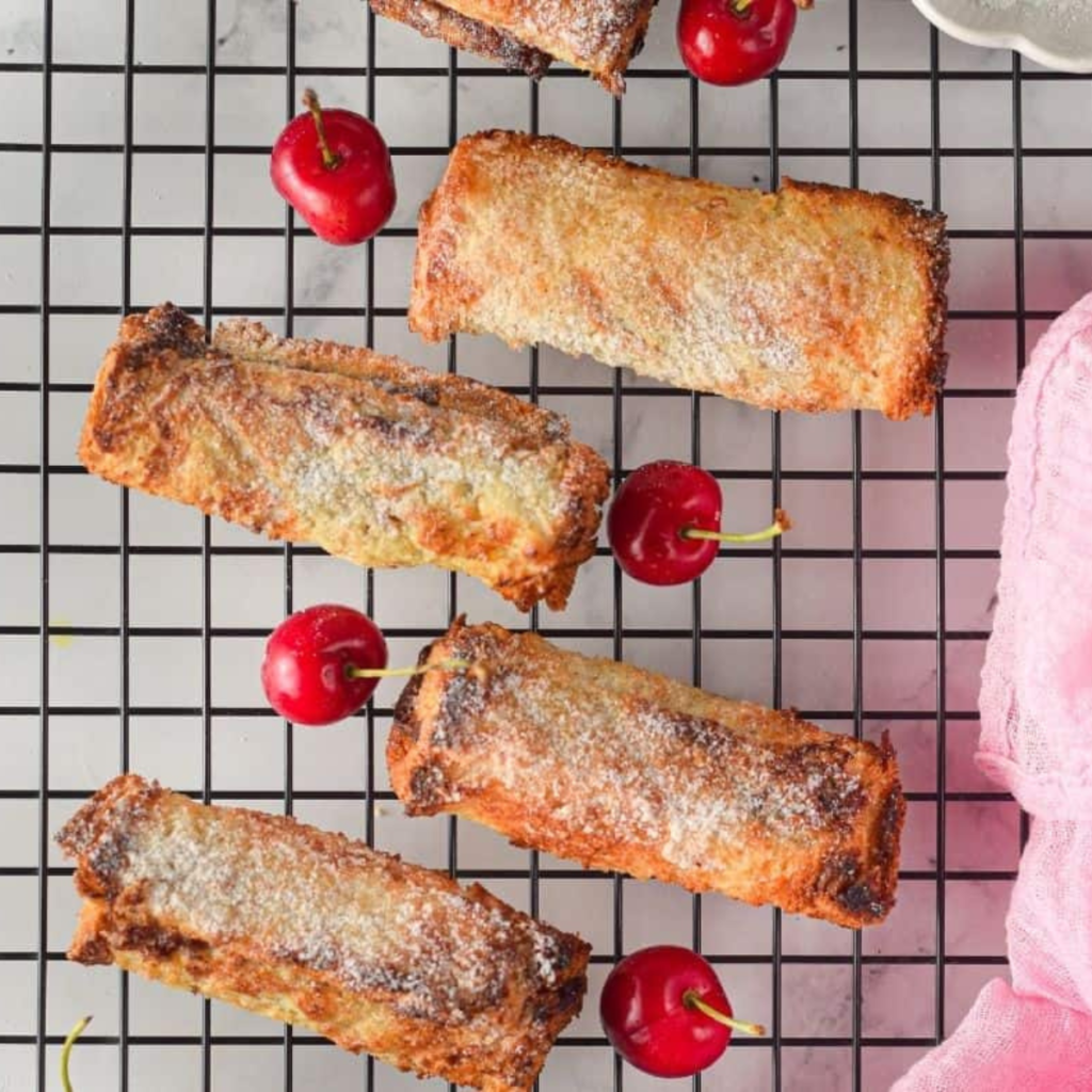 Air Fryer French Toast Roll-Ups 