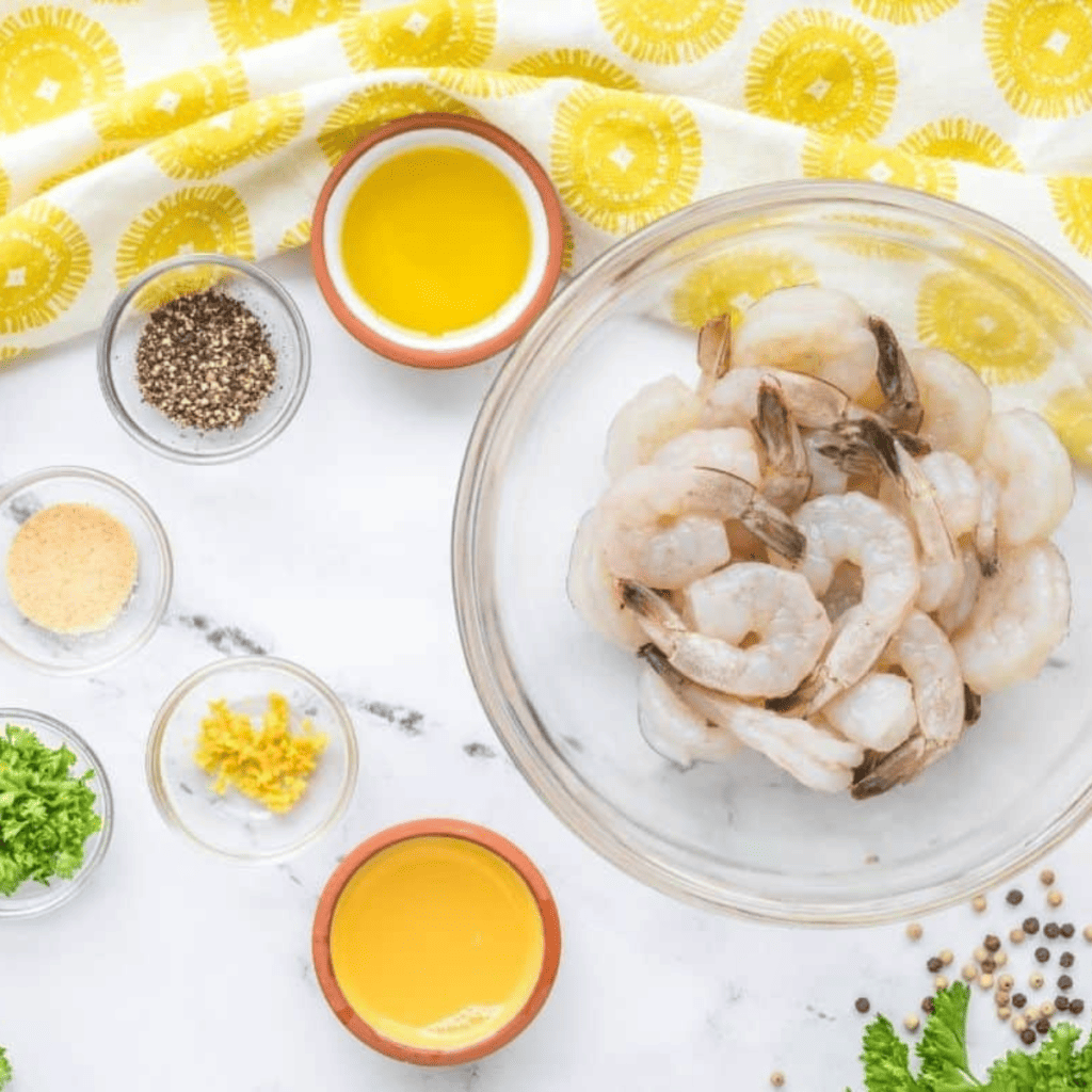 Ingredients Needed For Air Fryer Lemon Pepper Shrimp