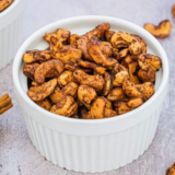 Air Fryer Maple Cinnamon Cashews