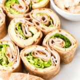 Air Fryer Turkey and Cheese Pinwheel Sandwiches