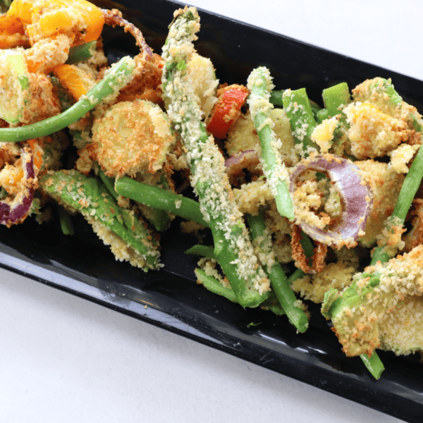 Air Fryer Vegetable Tempura Fork To Spoon
