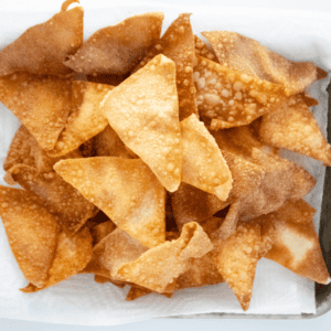 Air Fryer Wonton Chips