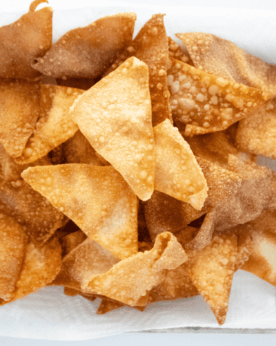 Air Fryer Wonton Chips
