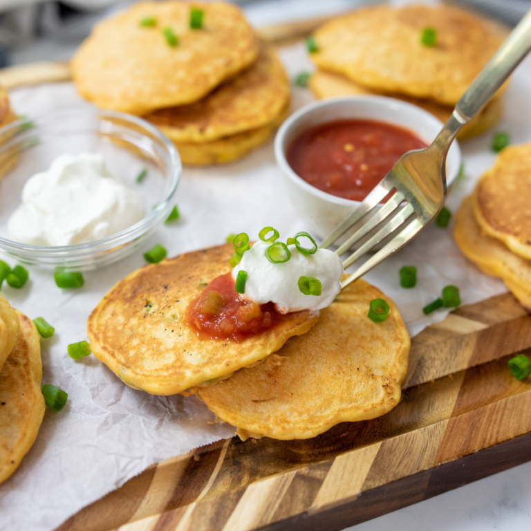 Blackstone Griddle Corn Cakes Fork To Spoon