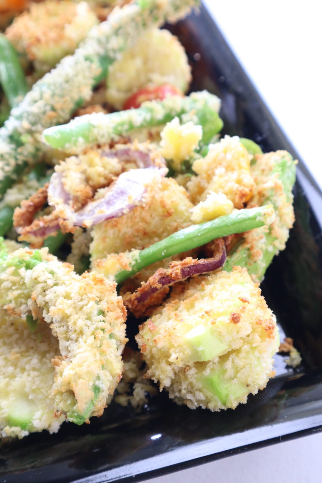 Air Fryer Vegetable Tempura Fork To Spoon