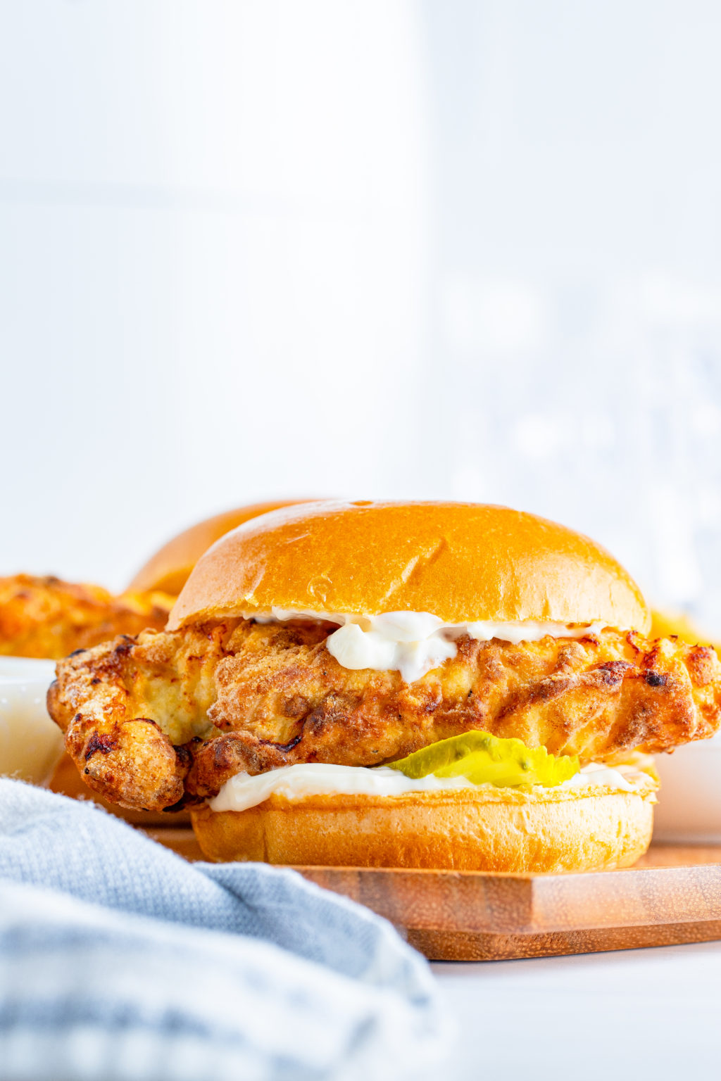 Air Fryer Popeyes Chicken Sandwich (Copycat) Fork To Spoon