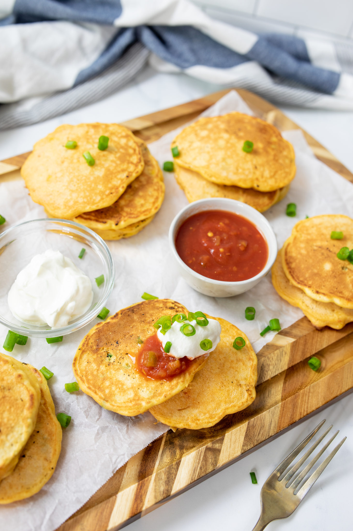 Blackstone Griddle Corn Cakes Fork To Spoon