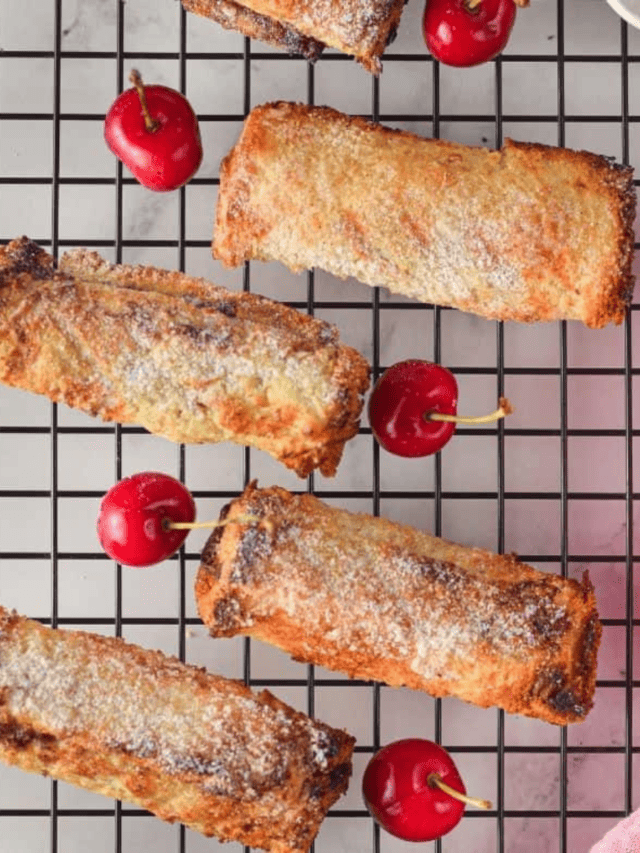 Air Fryer French Toast Roll-Ups