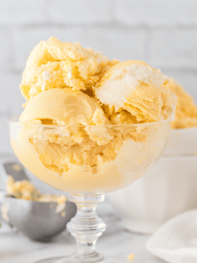 Ninja Creami Peach Ice Cream -- Are you ready to take your summer ice cream treats up a notch? If so, Ninja Creami Peach Ice Cream should be on your list of must-try frozen delights.