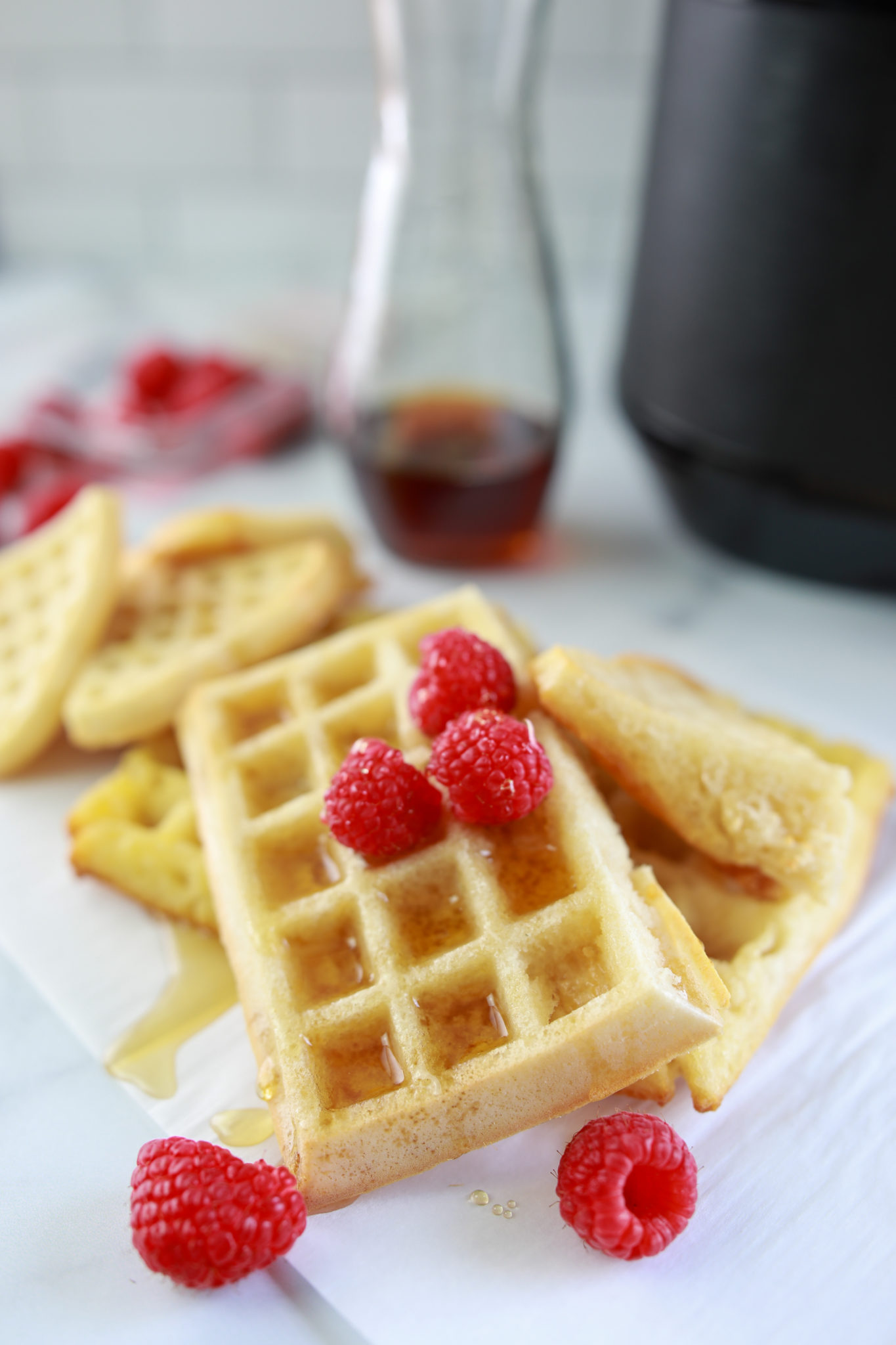 Air Fryer Frozen Kodiak Waffles Fork To Spoon