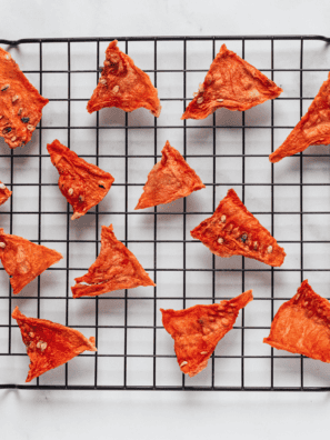 Air Fryer Dehydrated Watermelon (Chewy Watermelon Candy)