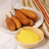 Air Fryer Foster Farms Corn Dogs -- If you’re looking for a quick, easy, and delicious meal to prepare for the family – look no further than air frying Foster Farms Corn Dogs! Air frying adds a healthier spin to this classic treat, takes far less time in the kitchen, and keeps everyone happy