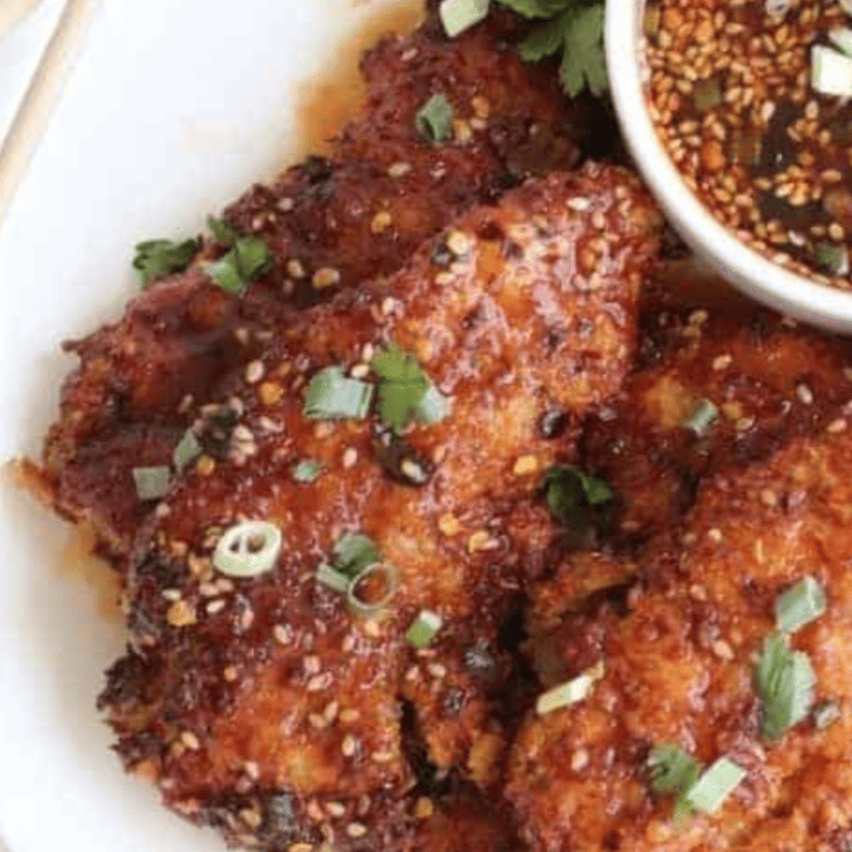 Air Fryer Honey Garlic Chicken Tenders Fork To Spoon