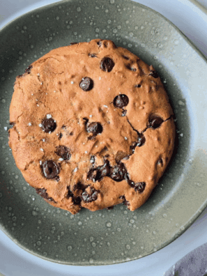 Air Fryer Single Serve Chocolate Chip Cookie