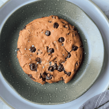 Air Fryer Single Serve Chocolate Chip Cookie