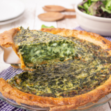 Air Fryer Spinach Quiche