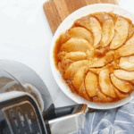 Air Fryer Upside Down Caramel Apple Cake