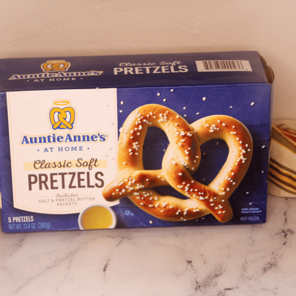 Ingredients Needed for Air Fryer Auntie Anne's Frozen Pretzels