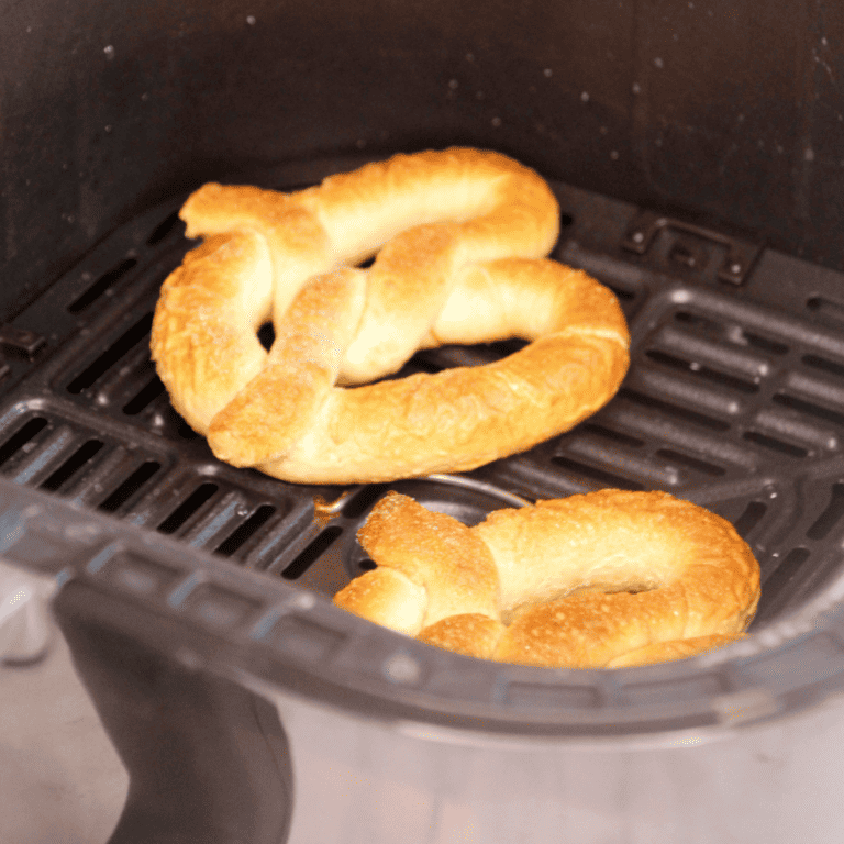Air Fryer Auntie Anne’s Frozen Pretzels Fork To Spoon