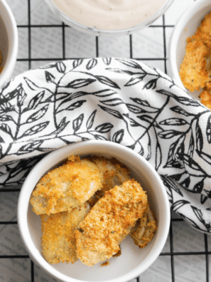 Crispy Air Fried Artichoke Hearts