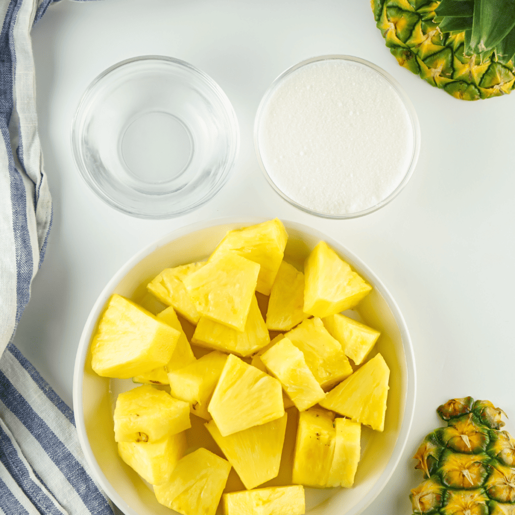 Ingredients Needed For Ninja Creami Pineapple Aqua Fresca