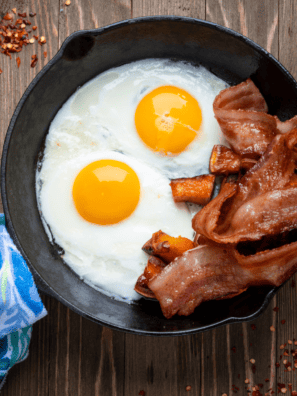 Can you put bacon in air fryer?