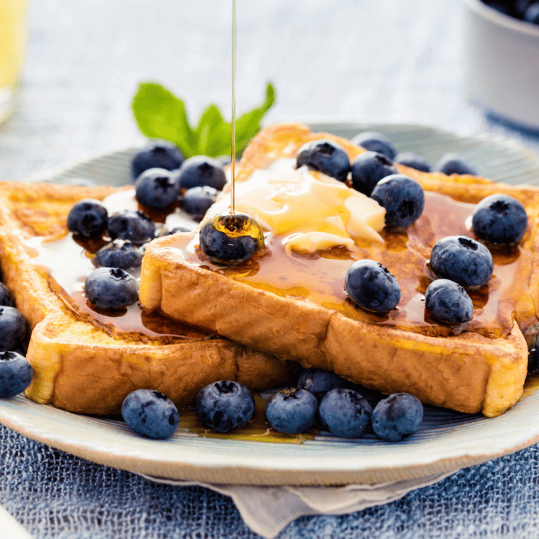 Air Fryer Eggless French Toast
