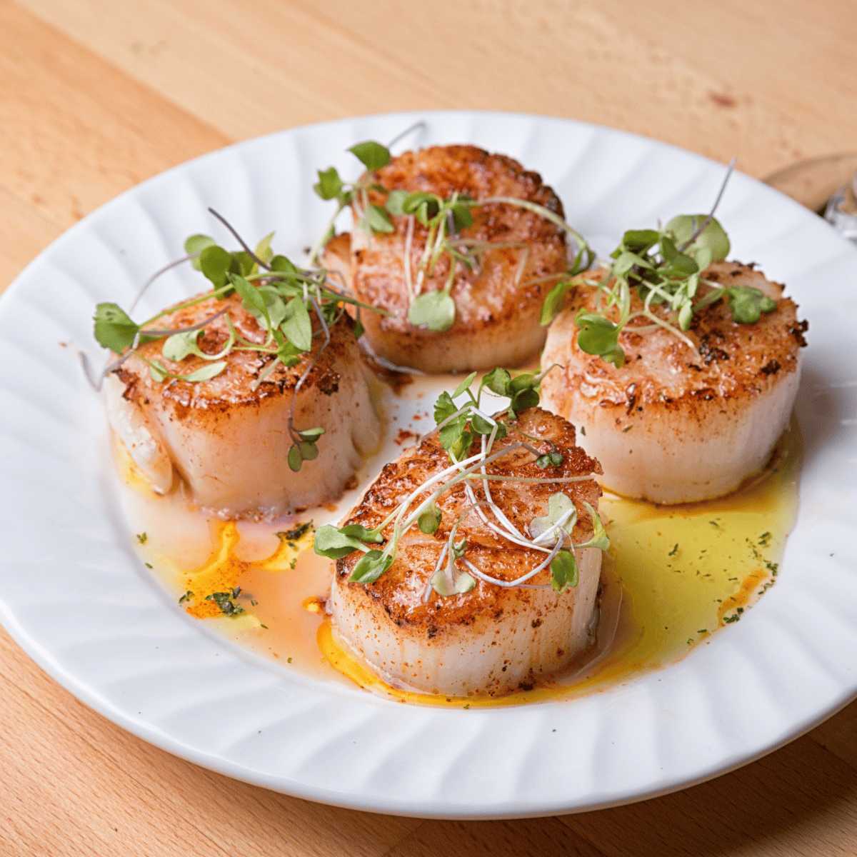 Cast Iron Scallop Grill And Serving Pan