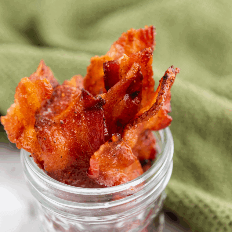 Caramelized Million Dollar Bacon cooling on baking sheet, ready to serve.