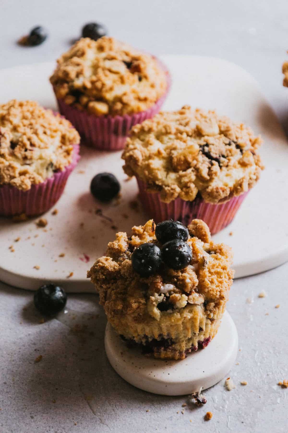 Ninja Woodfire Blueberry Muffins