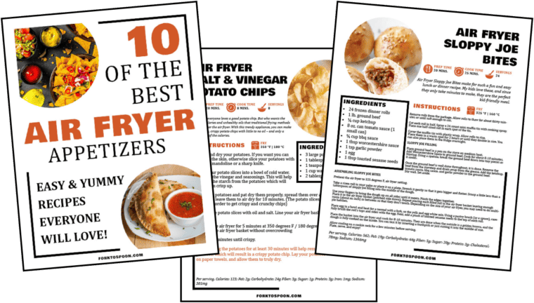 Free eBook - 10 of the best air fryer appetizers!