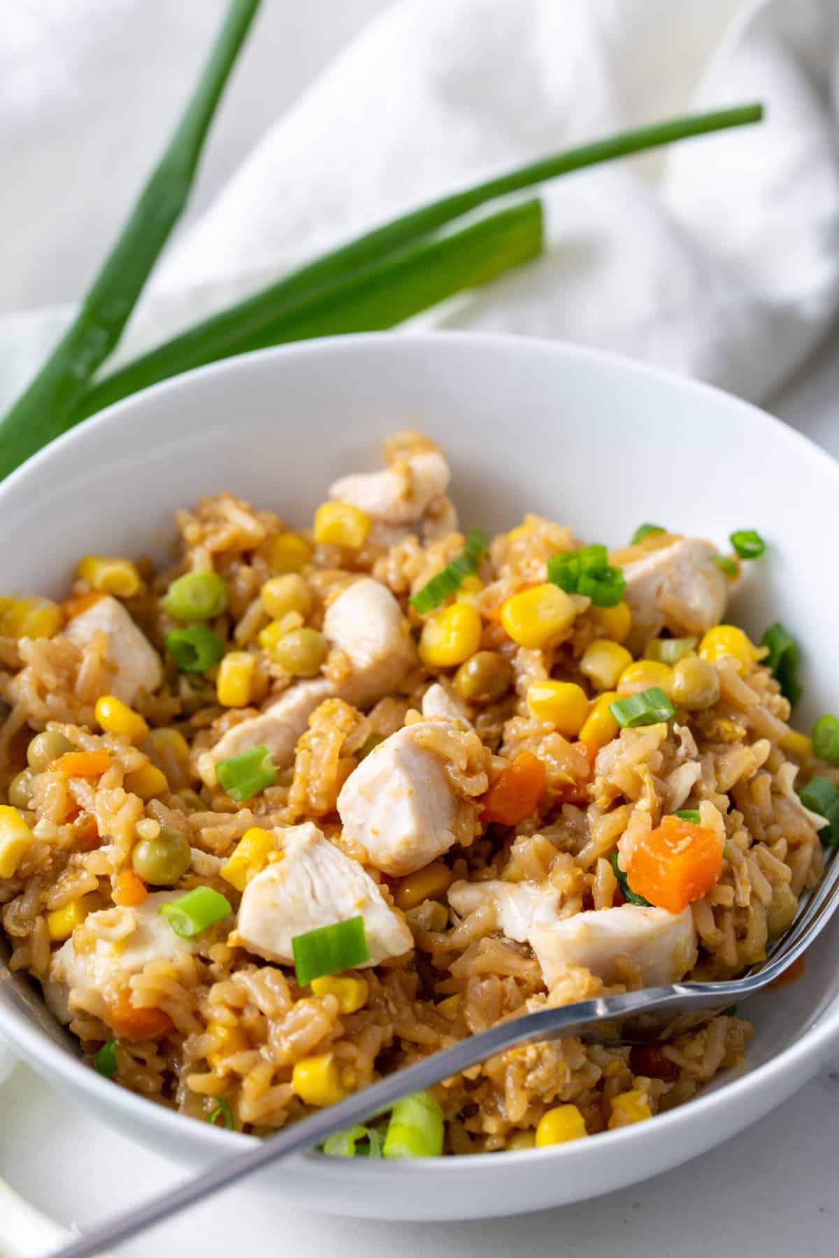 Instant Pot Vegetable Fried Rice - Fork To Spoon