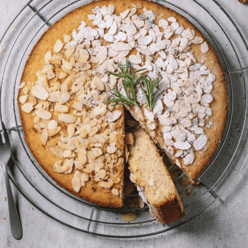 Air Fryer Almond Cake Fork To Spoon