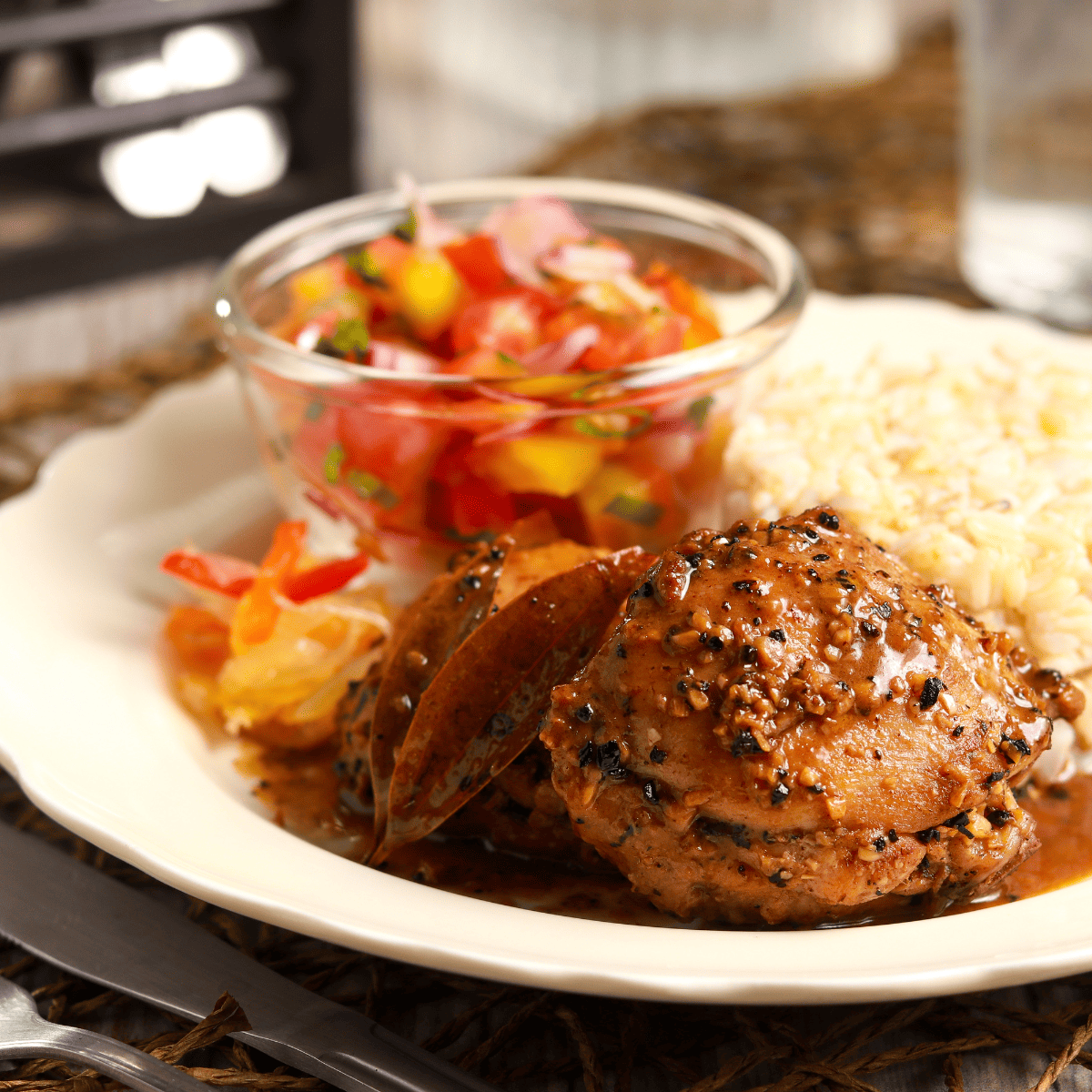 Air Fryer Chicken Adobo