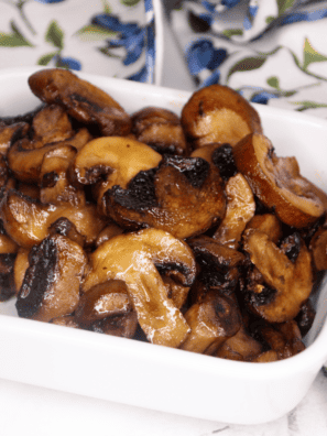 Air Fryer Cremini Mushrooms