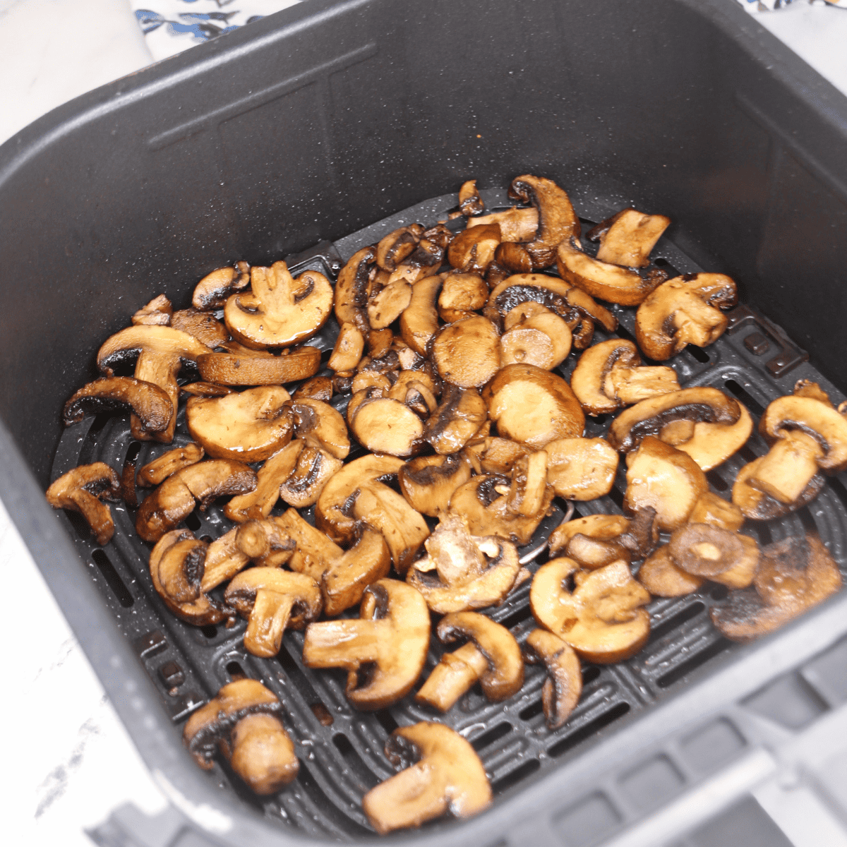 Air Fryer Cremini Mushrooms Fork To Spoon