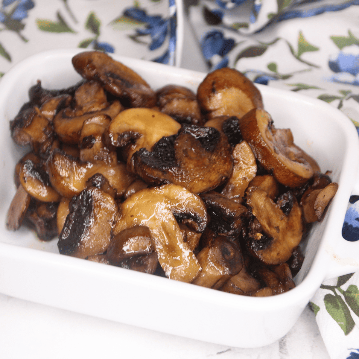Air Fryer Cremini Mushrooms Fork To Spoon