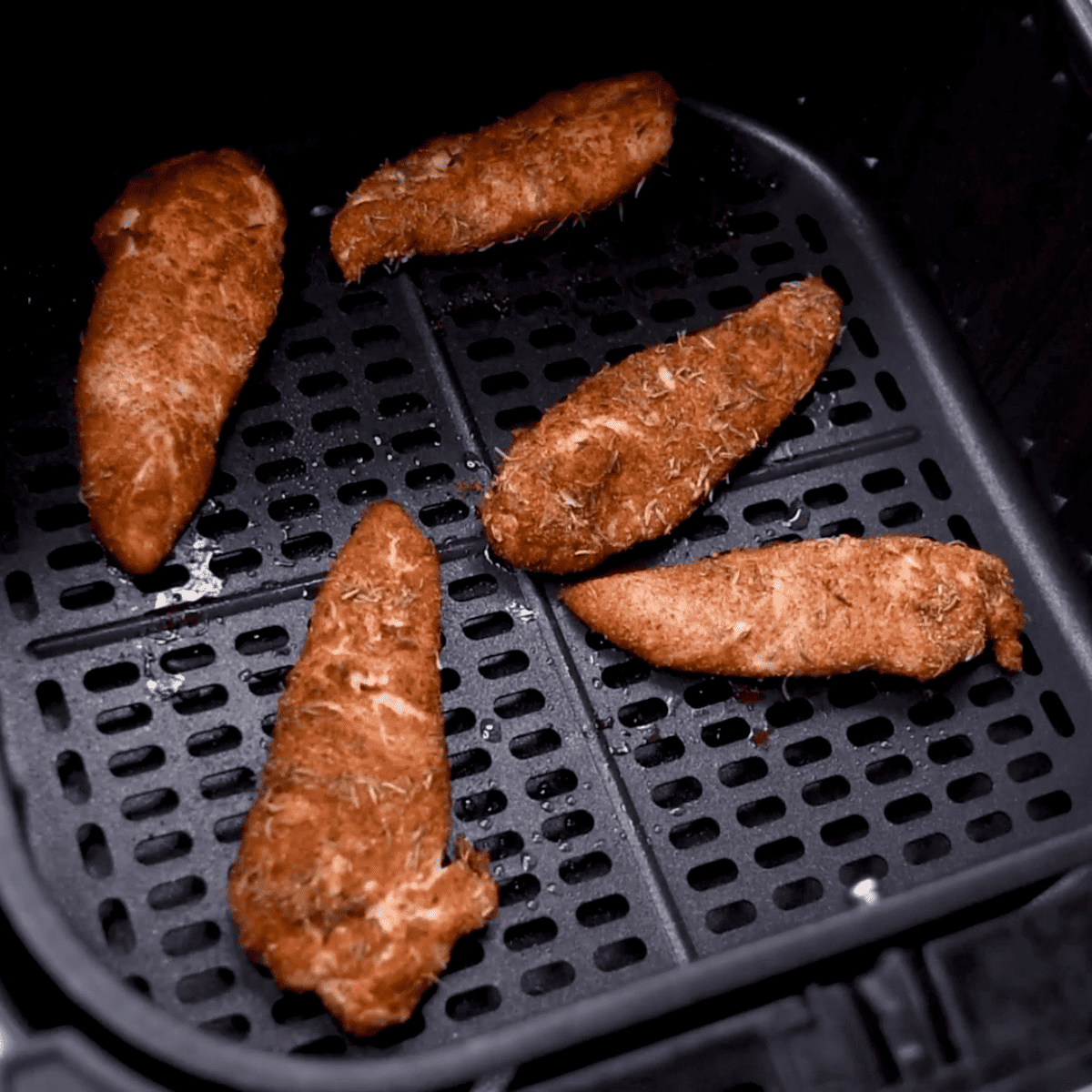 Easy Air Fryer Frozen Chicken Tenders (No Breading) Fork To Spoon